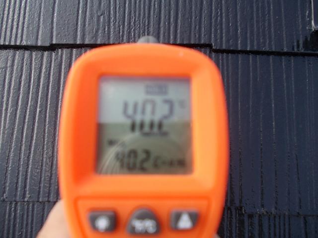 2014.9.18N様邸温度測定 屋根塗装後