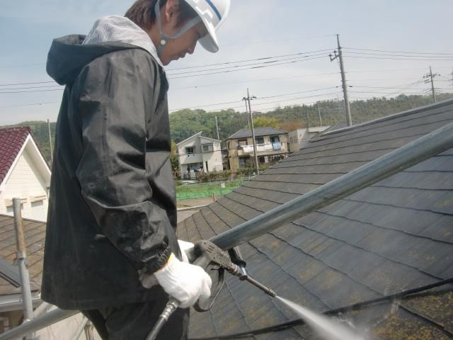 2015.07.24S様邸⑧屋根高圧洗浄